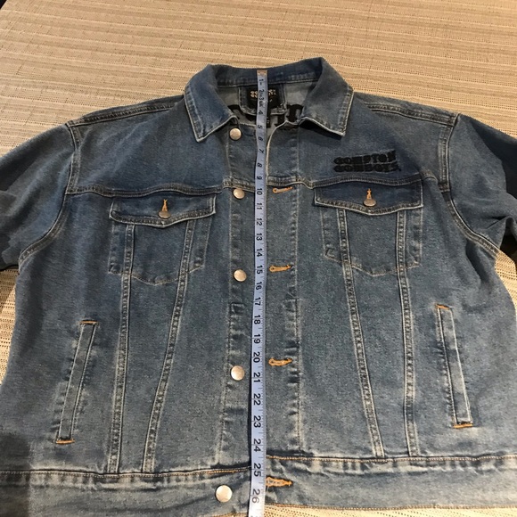 Compton Cowboys Mens Denim Jacket Size M - NWT - Picture 4 of 10
